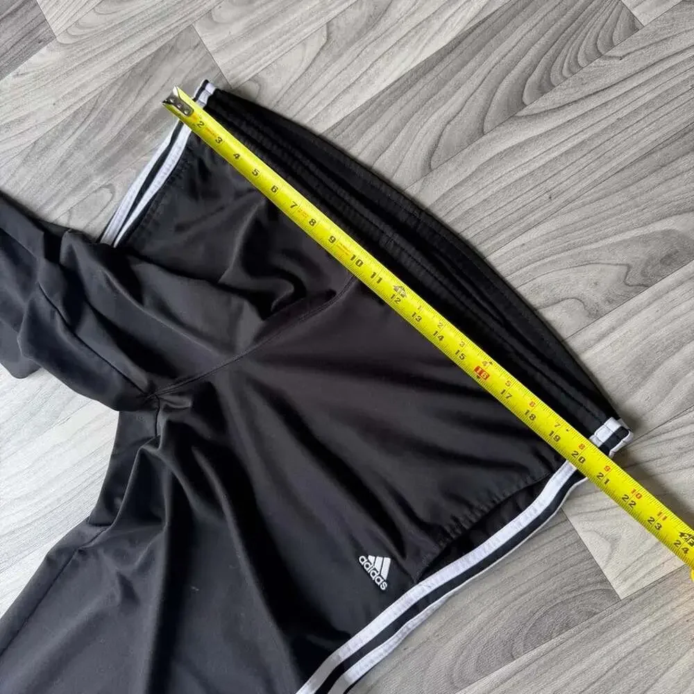 Adidas Striped Track Pants Men's XL Black White Athletic Y2K